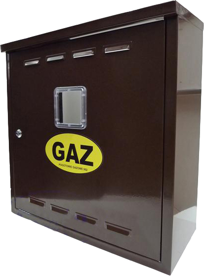 Plynová skříňka 30x30x20 cm bez zadní části