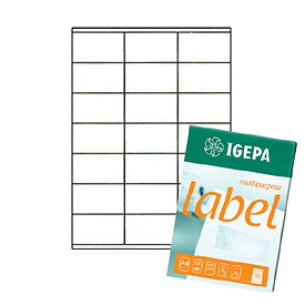 

Etykiety Samoprzylepne Igepa 70x41 (21 na A4)