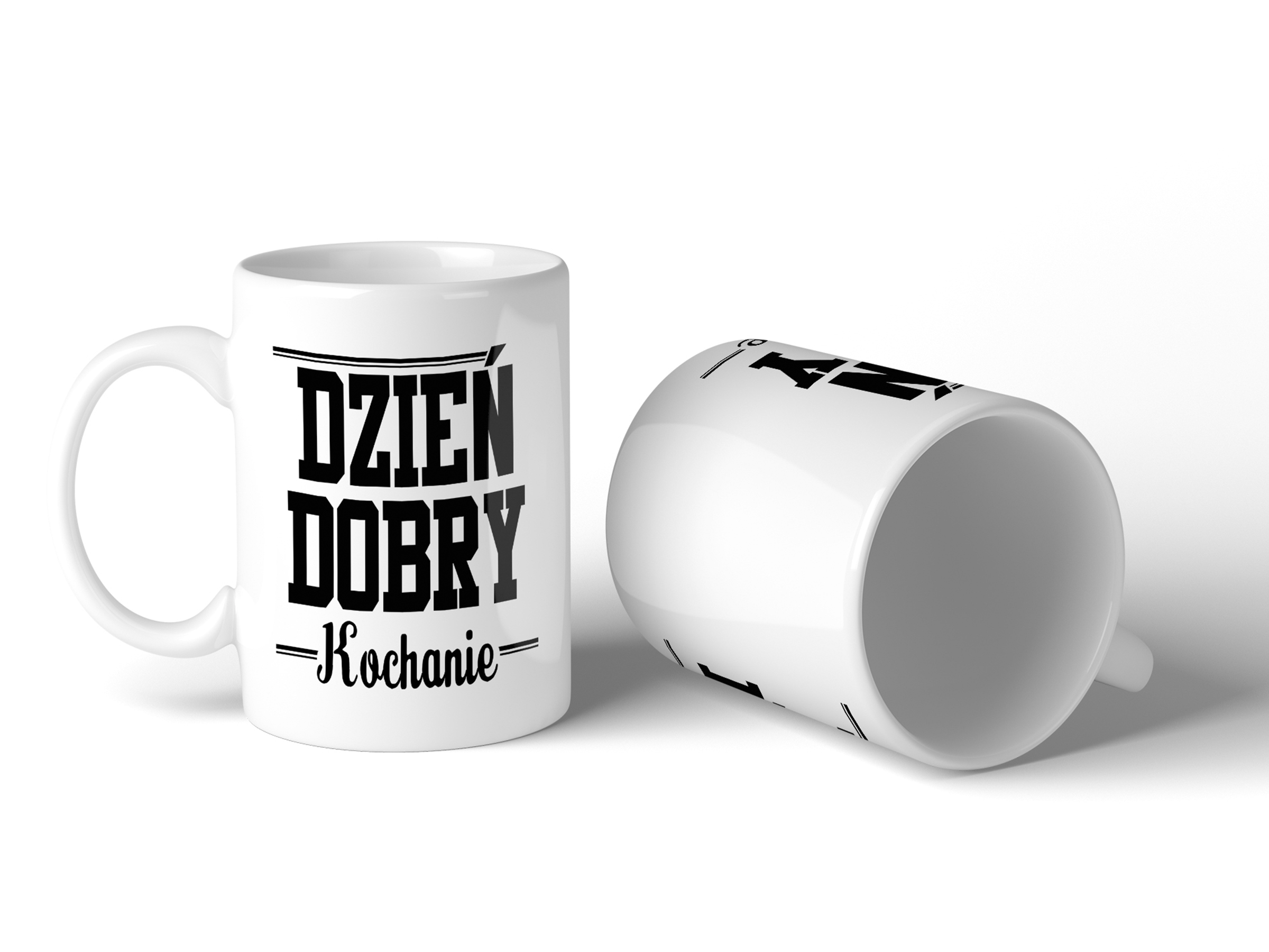 

Kubek Z Napisami Dzień Dobry Kochanie 330ml