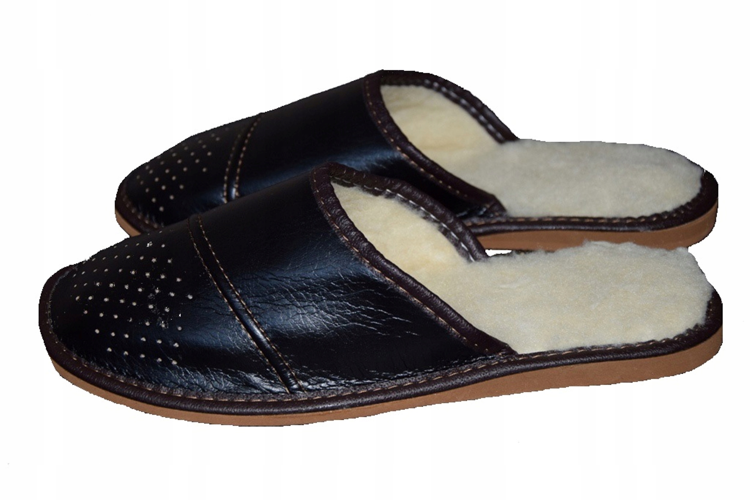 CIEPŁE KAPCIE DOMOWE MĘSKIE PANTOFLE GÓRALSKIE 45 11123543142 - Allegro.pl