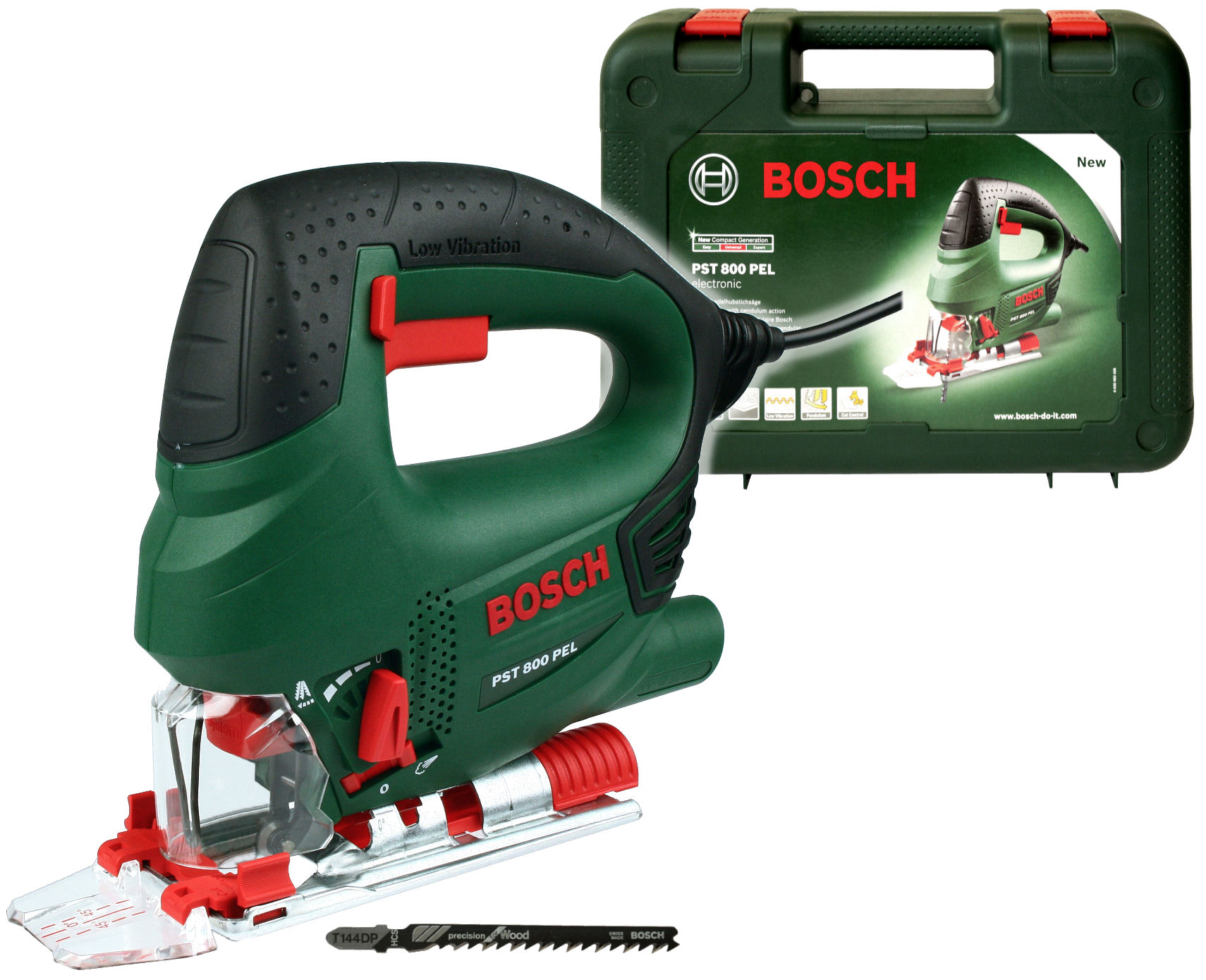 ЛОБЗИК 530W PST 800 PEL BOSCH + ВАЛІЗА