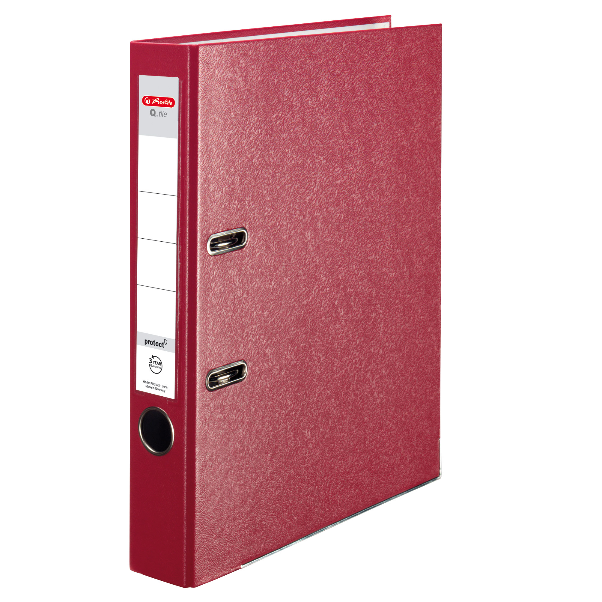 

Segregator Herlitz Q.file A4 5CM Wąski Czerwony
