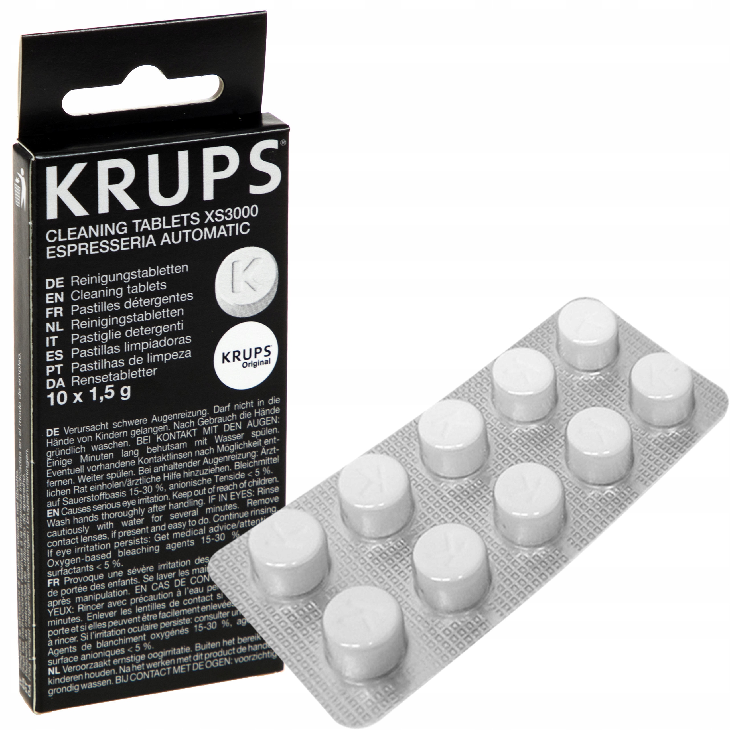 

Tabletki Czyszczące Ekspres Krups XS3000 Oryginał