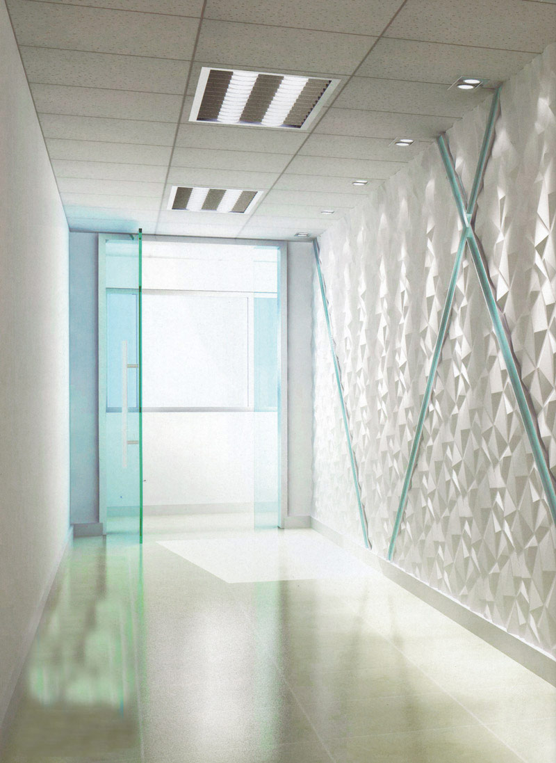 PANELE ŚCIENNE PŁYTKI WYTŁACZANE 3D 50x50 BLADET Długość 50 cm