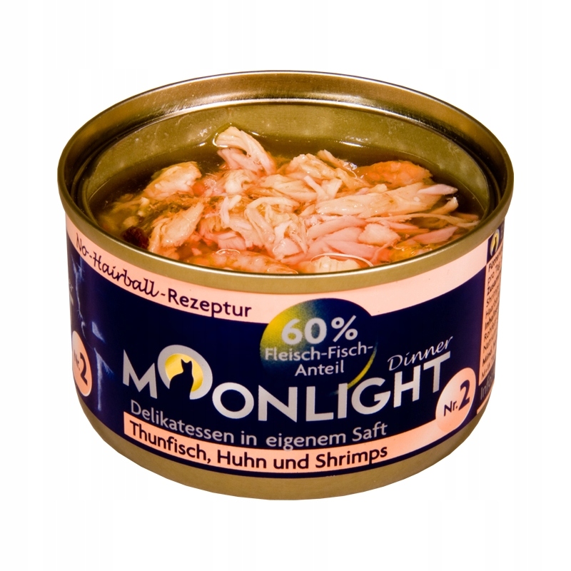 Levně 8X Moonlight Dinner 2 Tuňák Kuřecí Krevety 80g