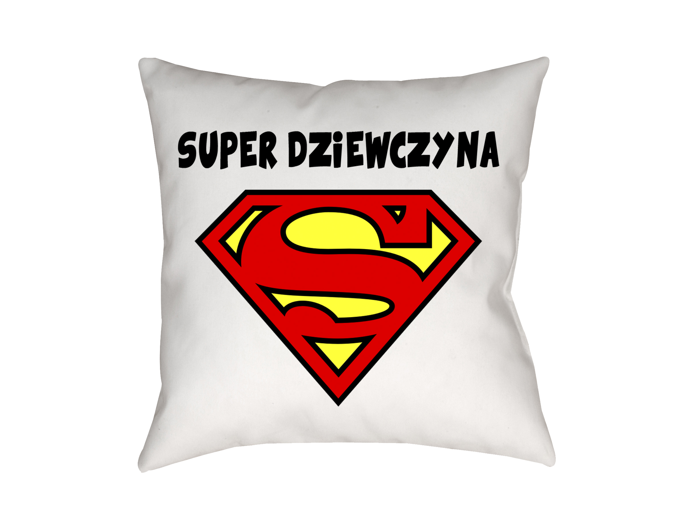 

Poduszka Z Nadrukiem Super Dziewczyna Wzory 40x40