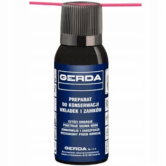 

Gerda 100ml Preparat Spray Smar Do Wkładek Zamków
