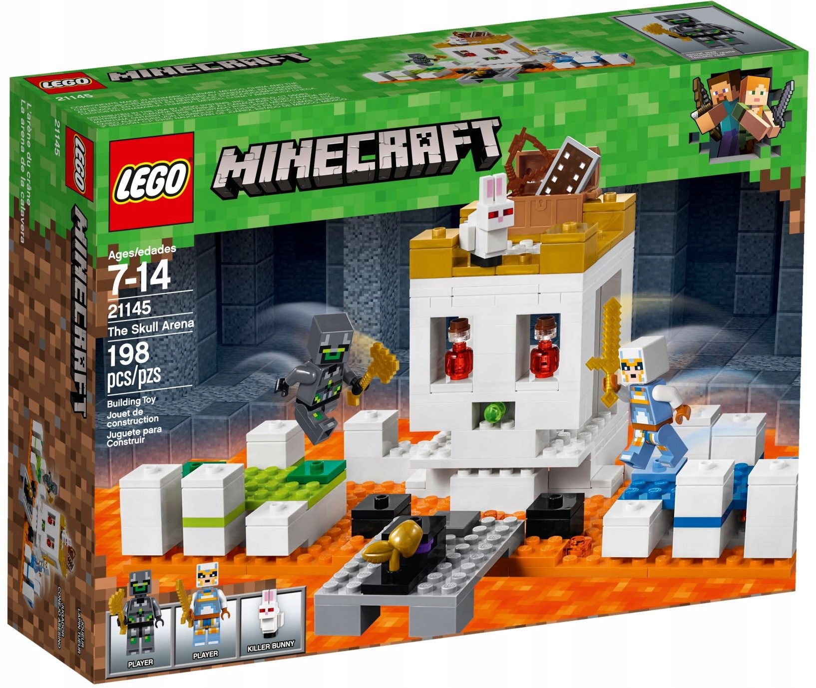 Lego minecraft 21145 кролик черепа арена вава купить с доставкой​ из  Польши​ с Allegro на FastBox 7736351674