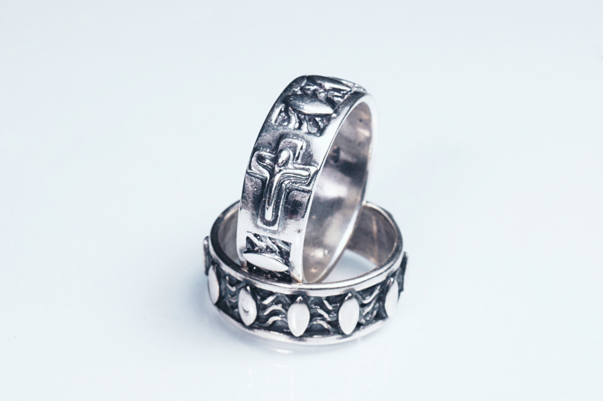 Różaniec na palec, obrączka srebro pr. 925 r. 32 Marka Awa Silver Jewellery