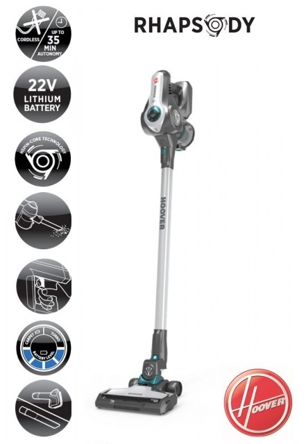 Odkurzacz Hoover Rhapsody MIĘKKA SZCZOTKA PANELOWA Pojemność zbiornika na kurz 0.7 l