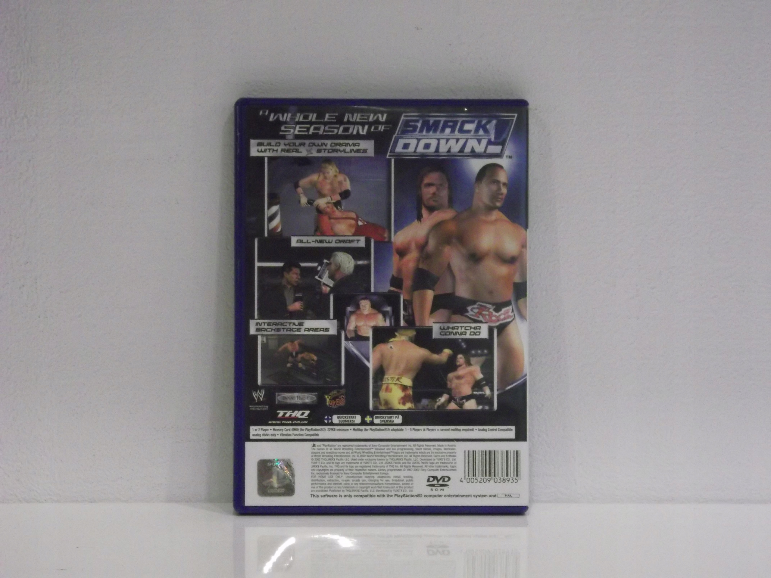 SMACKDOWN SHUT YOUR MOUTH PS2 Tematyka bijatyki