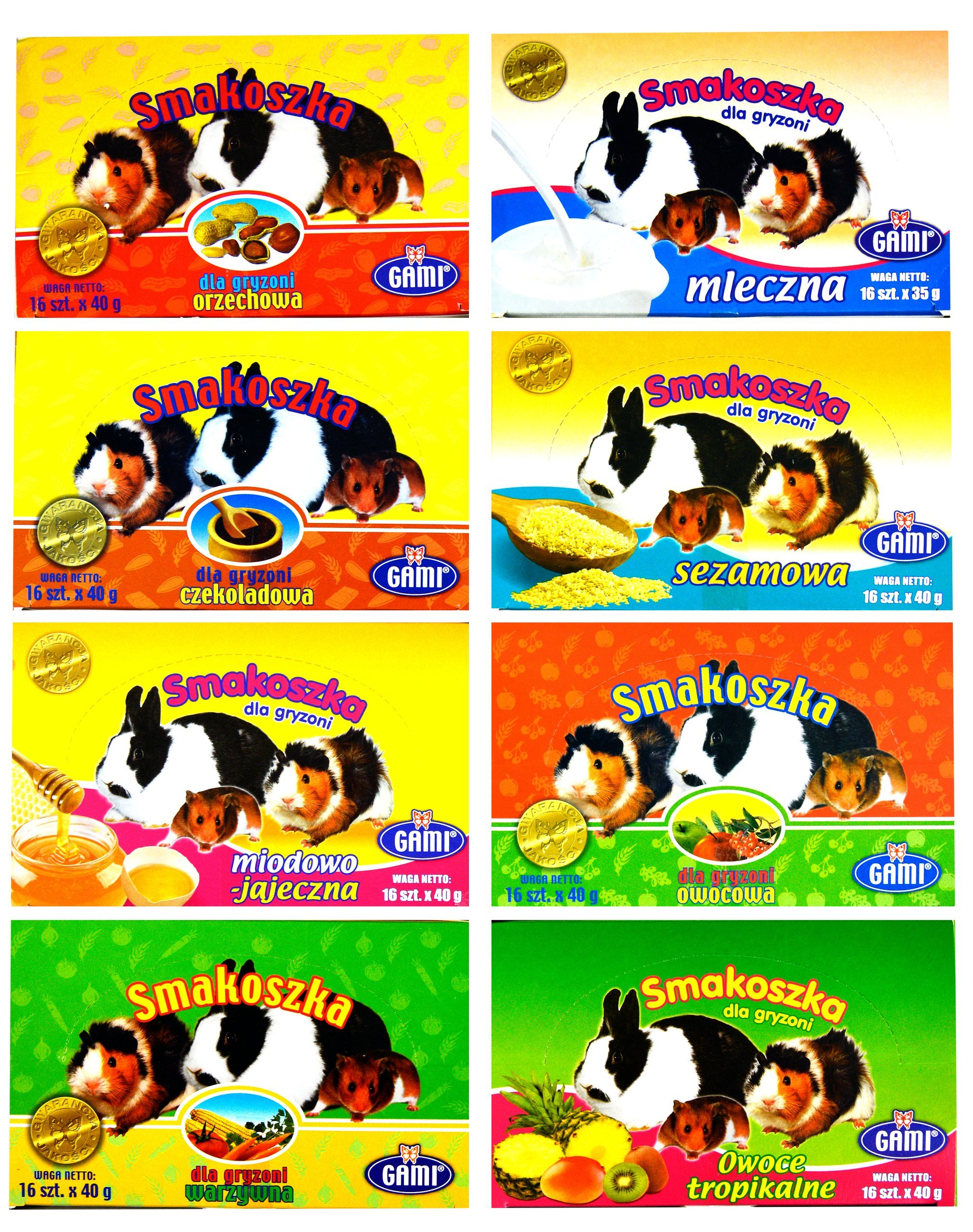 SMAKOSZKA ZIARNO KARMA POKARM DLA GRYZONI CHOMIKA EAN (GTIN) 5902367964504