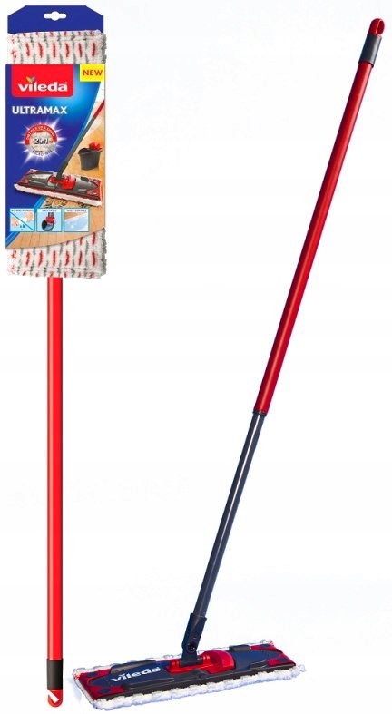 

Vileda Ultramax Mop Płaski Z Drążkiem Teleskopowym