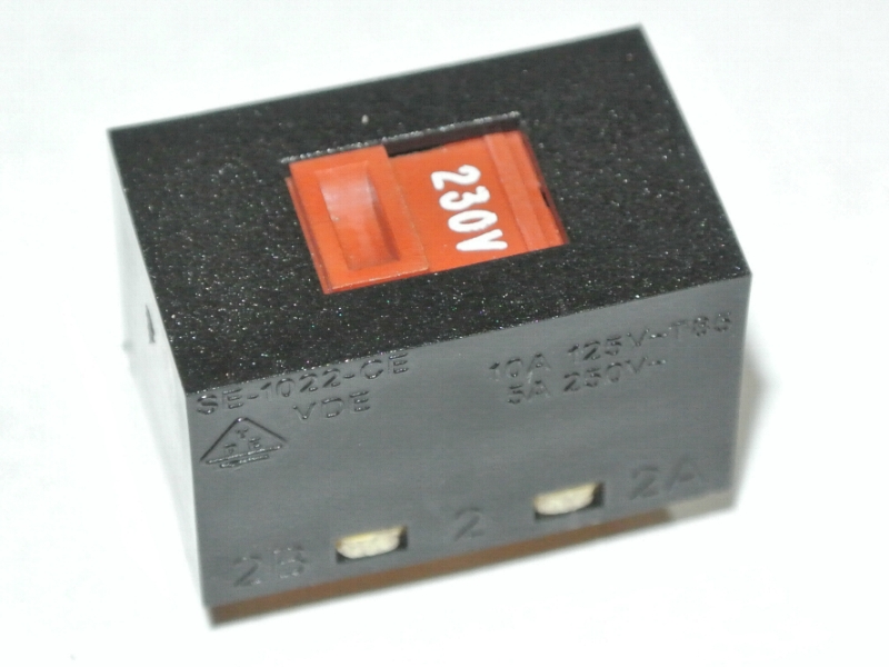 

Przełacznik 115V / 230V Itw SE-1022-CE 5A 250V [x1