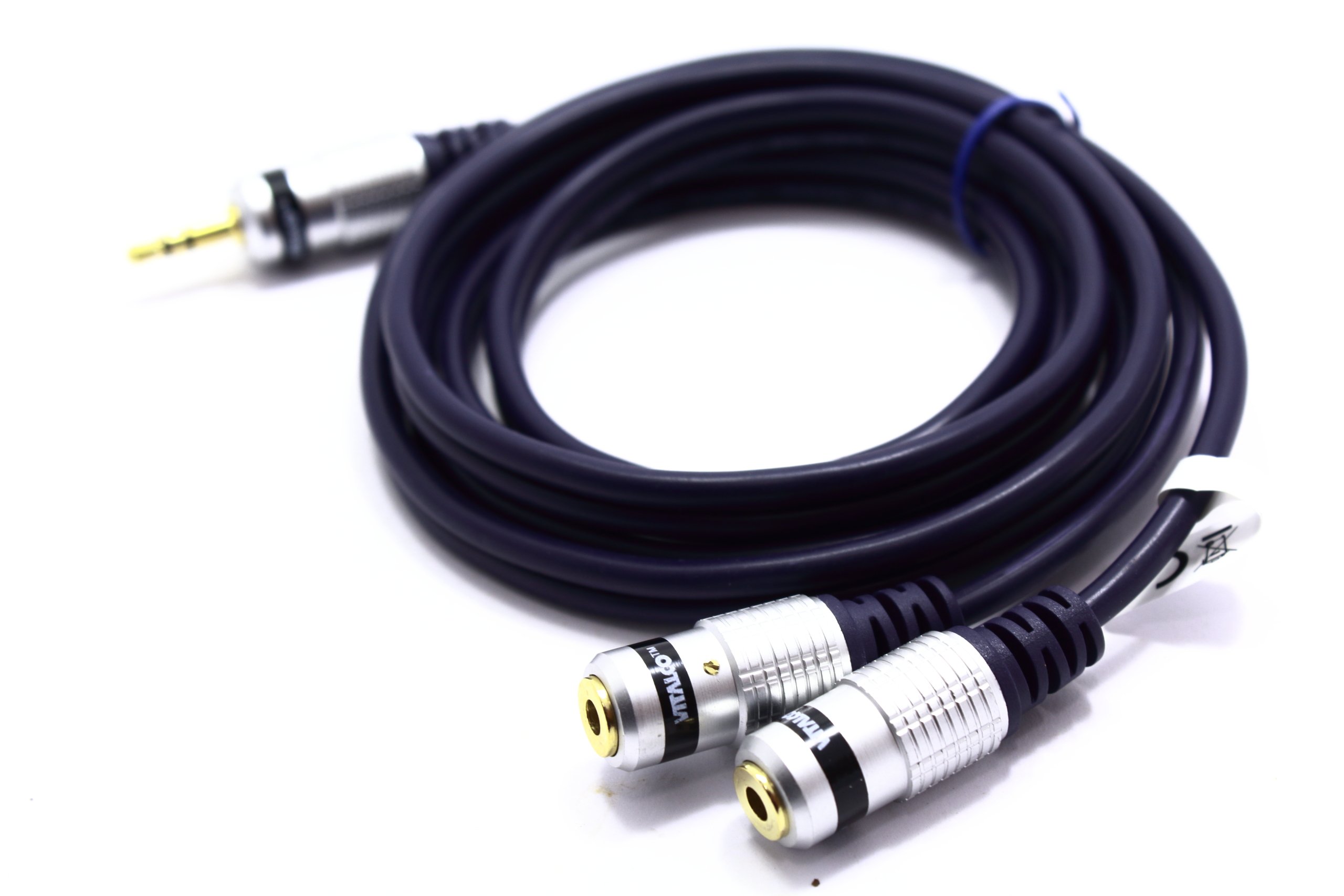 

Kabel Aux Wtyk - 2 Gniazda Jack 3,5 1,5M Vitalco