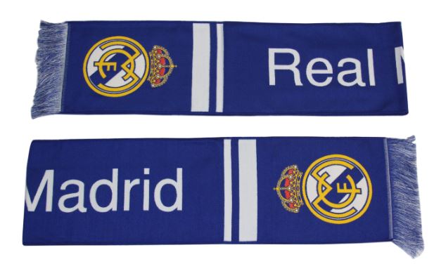 REAL MADRID WOVED SCARF FOR FANS