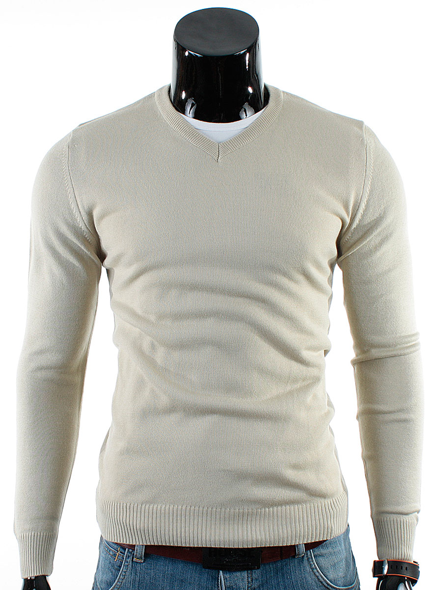 

Sweter Męski w Serek TC05 Beżowy__XL_PRODUKT_PL