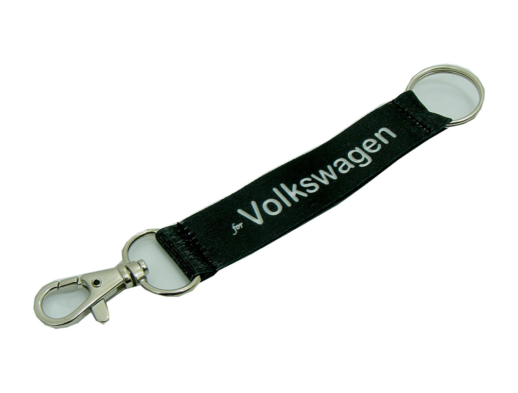 

Smycz Brelok Volkswagen czarny + napis dł 15 cm