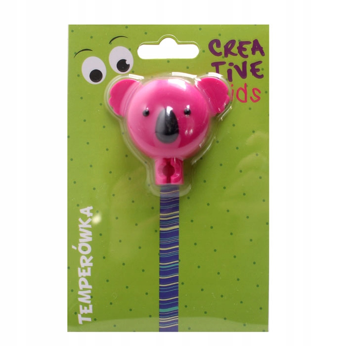 TEMPERÓWKA MIŚ KOALA RÓŻOWA NAKŁADKA NA OŁÓWEK