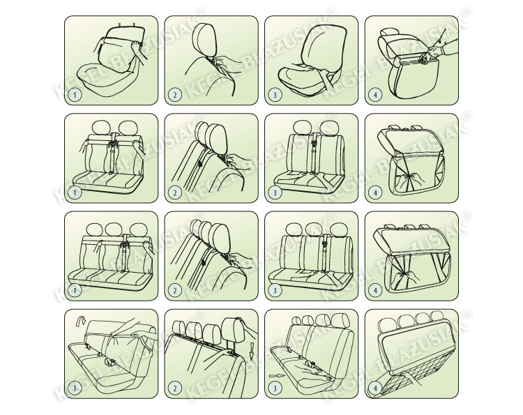 Pokrowiec na fotel IVECO Daily VI od 2014 r- Kolor inny
