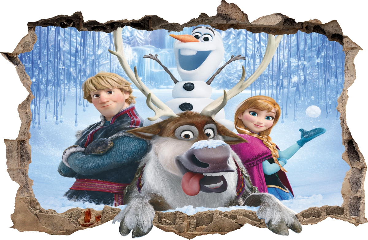 

Naklejki Na Ścianę Dziura Frozen 14 100x65 cm
