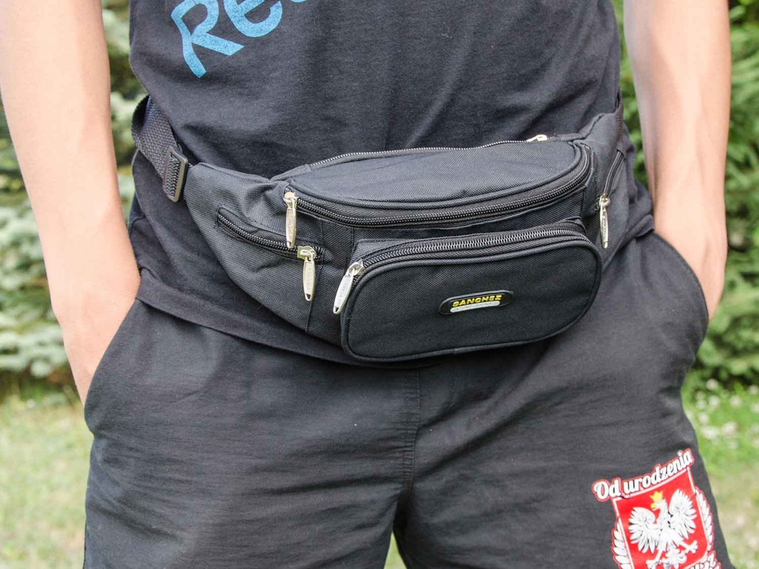 DUŻA SASZETKA biodrowa - NERKA - długi pasek Marka Sanchez