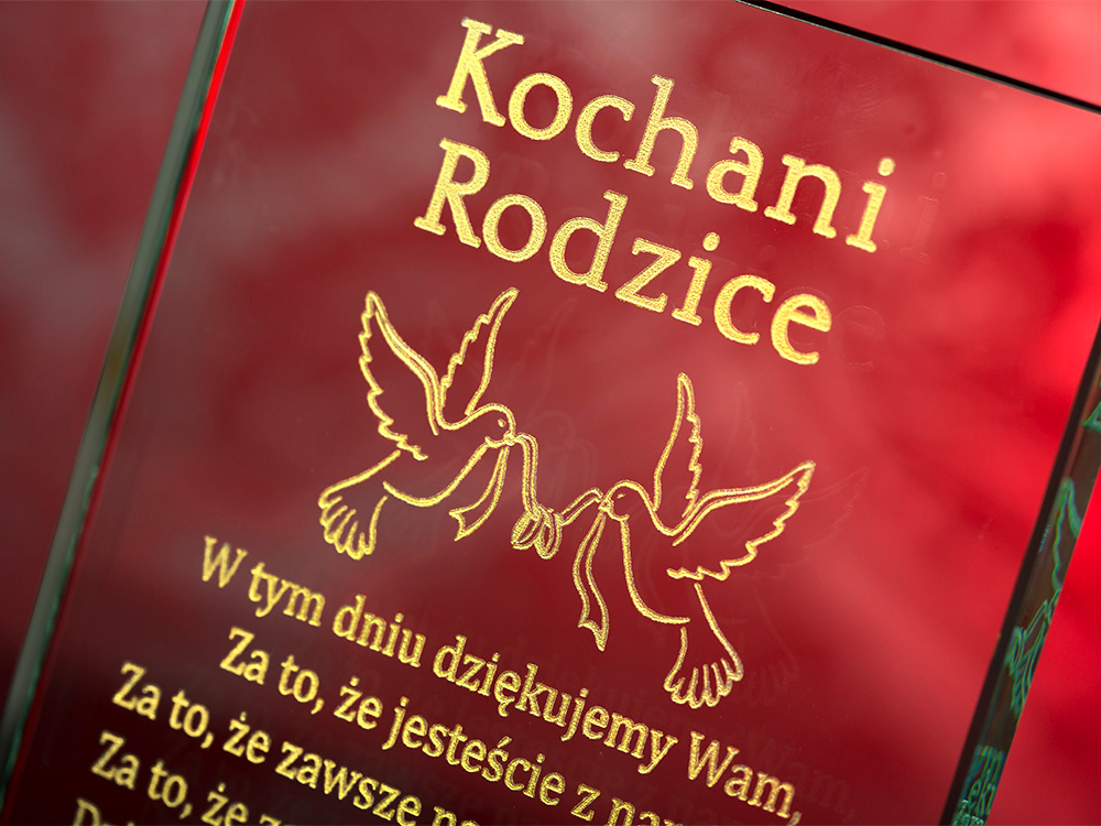 PODZIĘKOWANIE-A RODZICÓW CHRZESTNYCH DZIADKÓW ETUI Wysokość produktu 19.5 cm