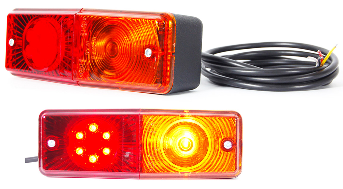 

lampa tylna przyczepy Ursus Zetor Deer 12/24V Leda