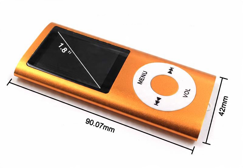 MP4 MP3-плеєр меню En радіо диктофон SD 8GB Power Supply акумуляторна батарея