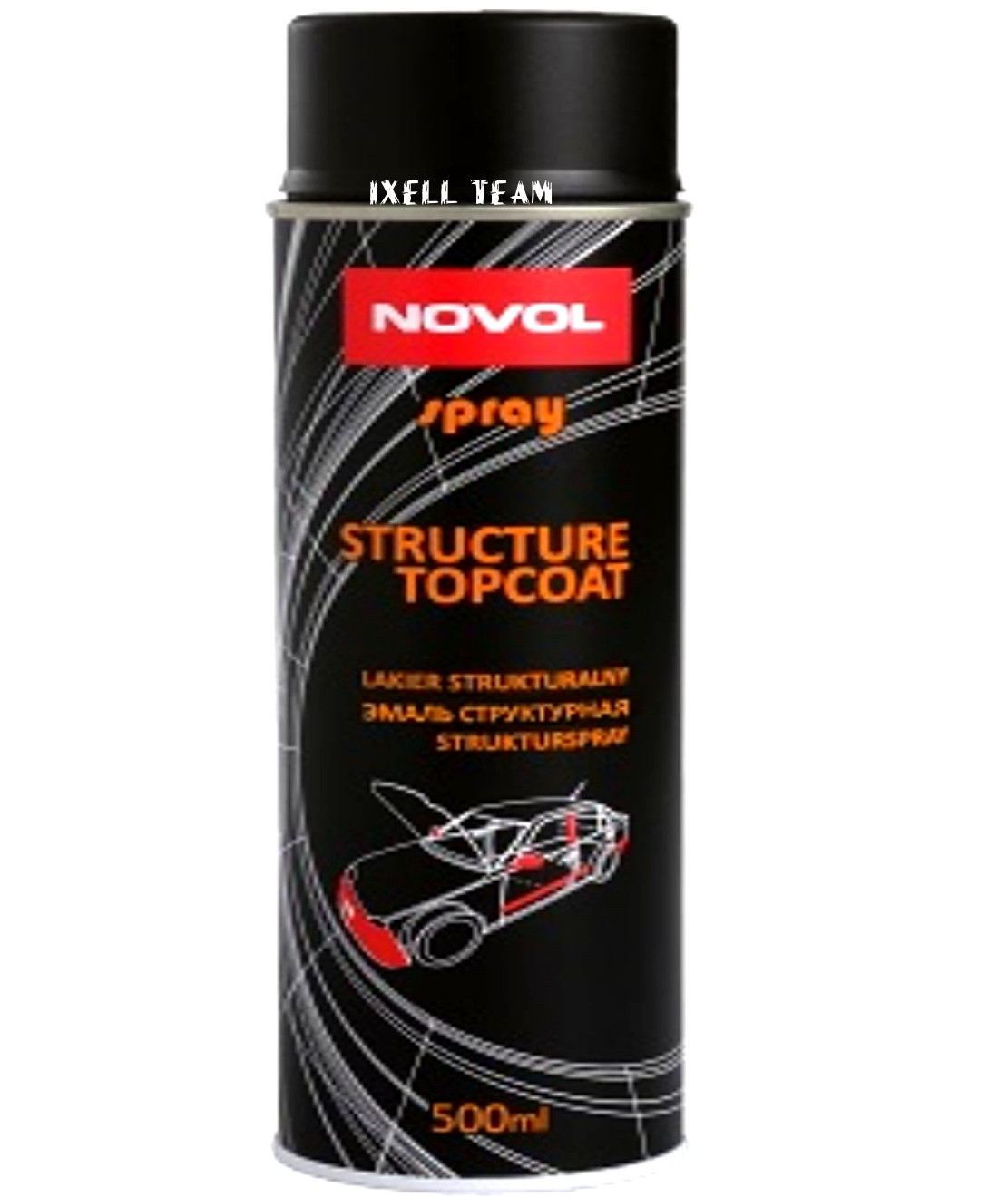 

Struktura Czarna Do Plastików Novol 500 ML 675