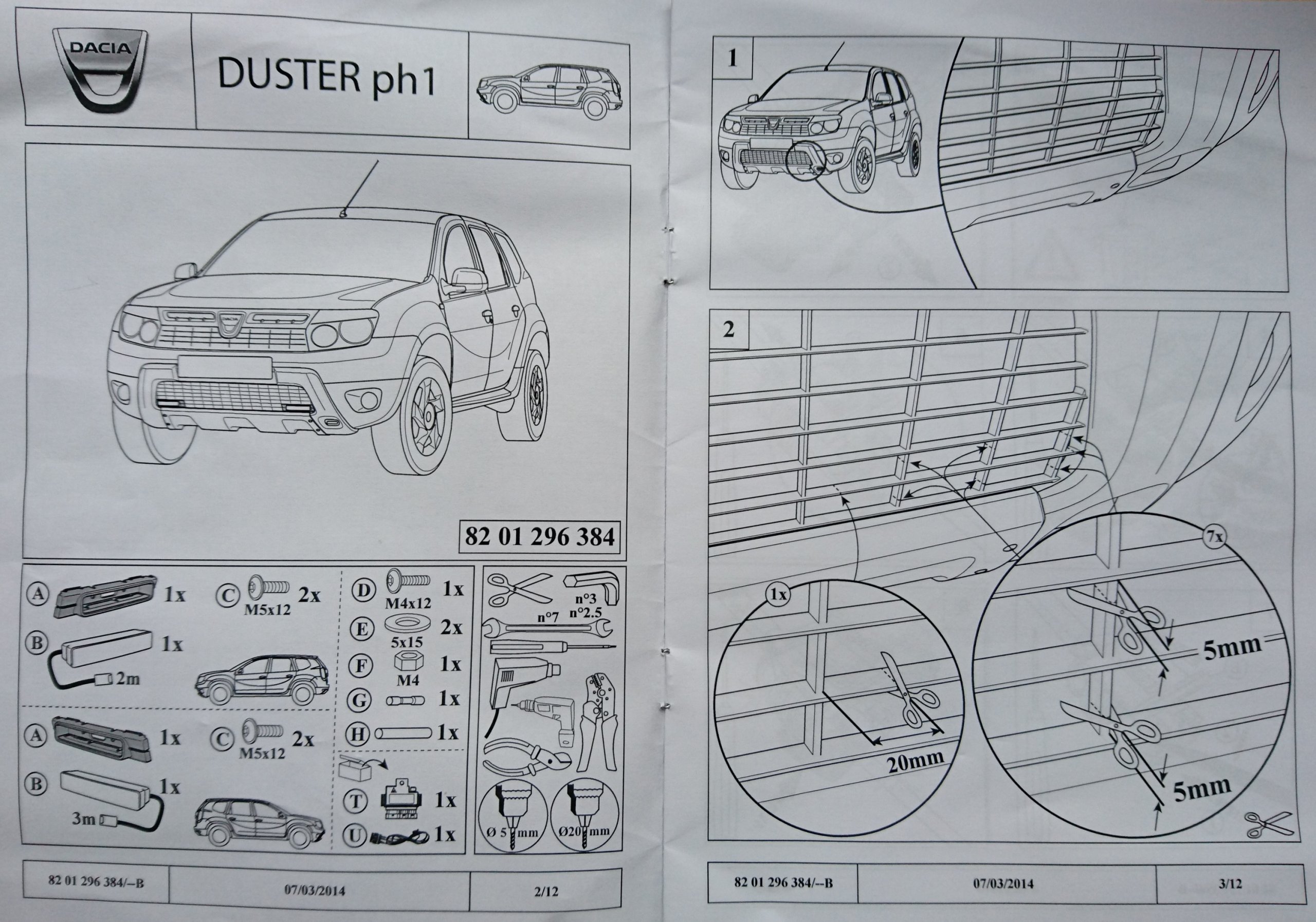 світло ДО ЇЗДИ ДЕННОЇ LED DACIA DUSTER DRL Виробник запчастини OEM foto 1