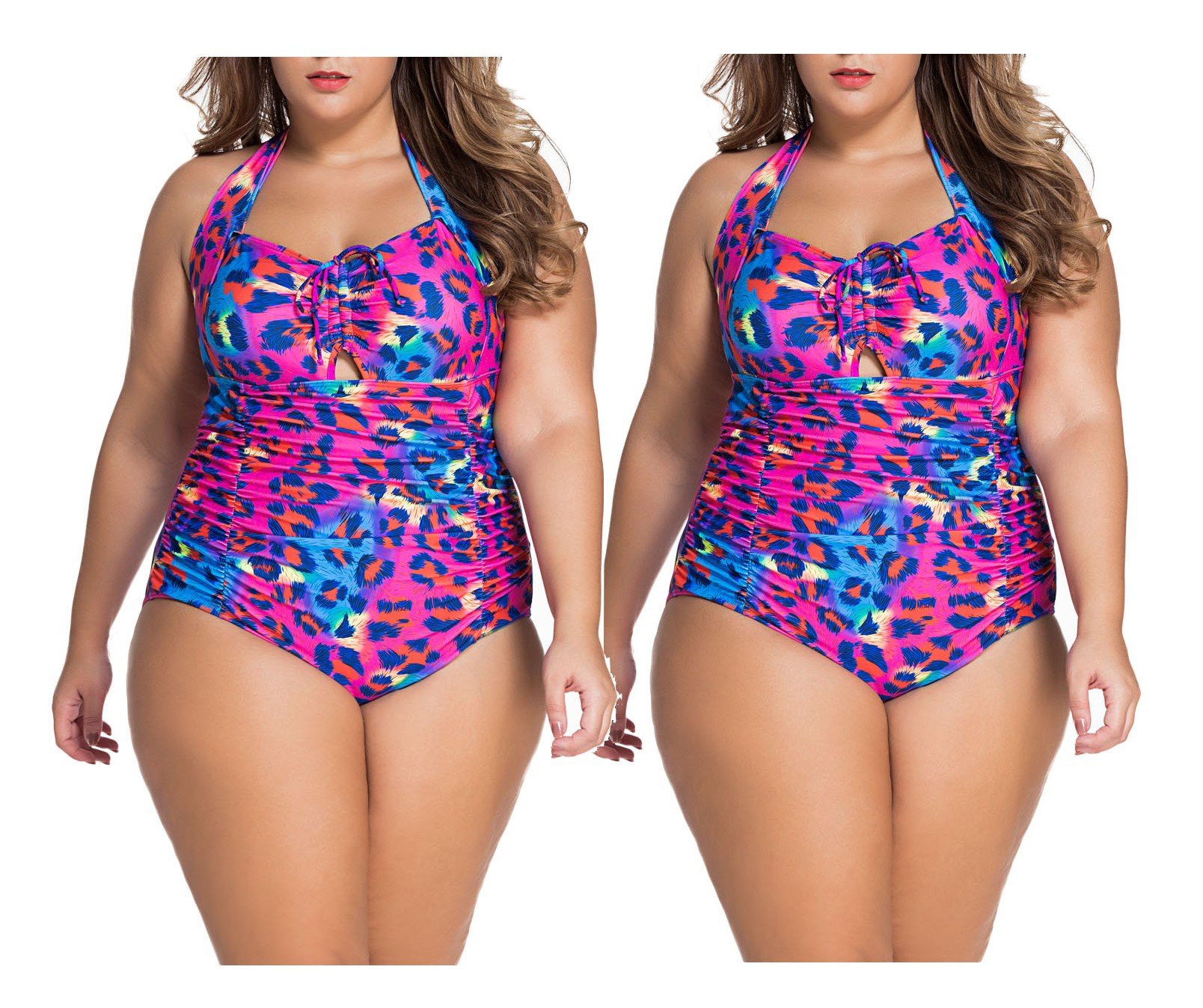 

Kostium kąpielowy panterka jednoczęściowy 44 2XL