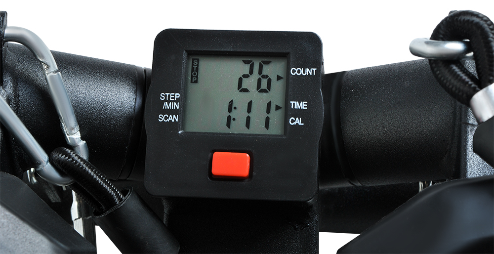 Stepper Steper Skrętny Linki Licznik LCD Regulacja Szerokość stopki 12 cm