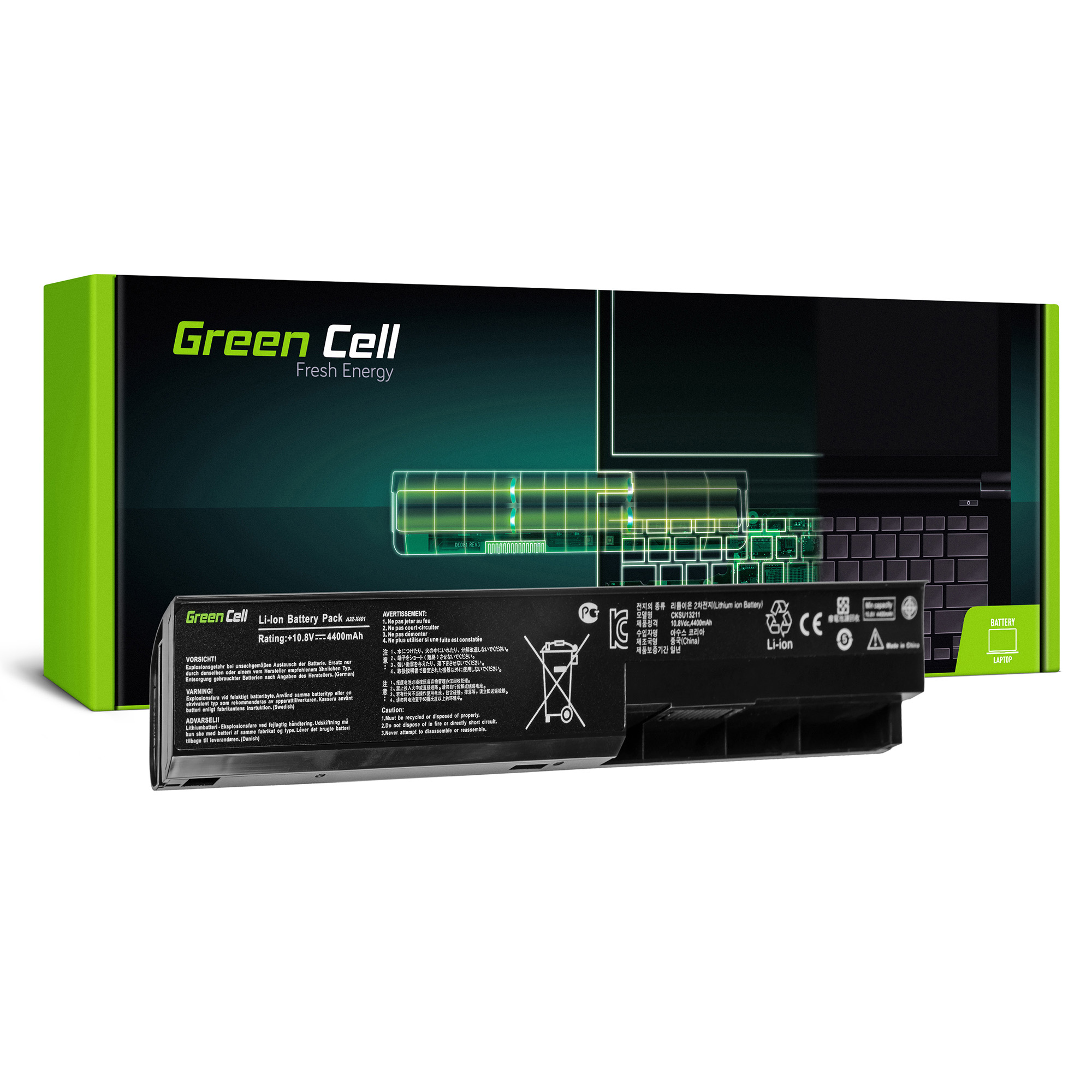 

Bateria A32-X401 do Asus X401A X501A X401U X501U