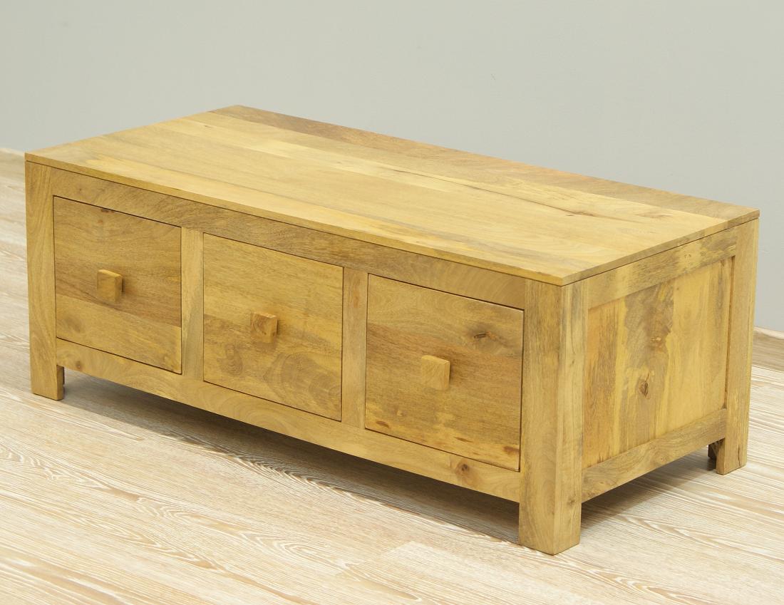 Stolik ława kolonialna indyjska drewno mango Kolekcja Loft