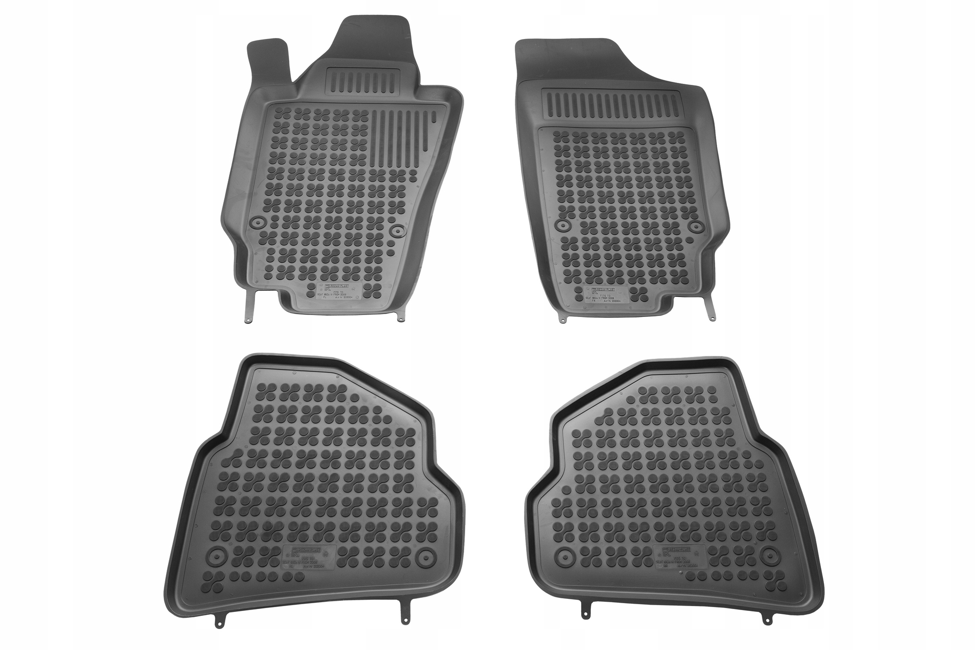 Dywaniki gumowe Seat Ibiza IV 2008-2017 Rezaw