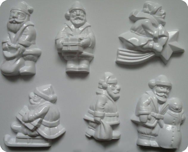 ДЕД МОРОЗ ДЕДЫ МОРОЗЫ ФОРМА, ПРЕССФОРМЫ ДЛЯ ЛИТЬЯ ИЗ ГИПСА