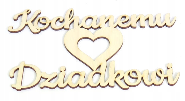 

Decoupage Napis Dekor Kochanemu Dziadkowi EW27