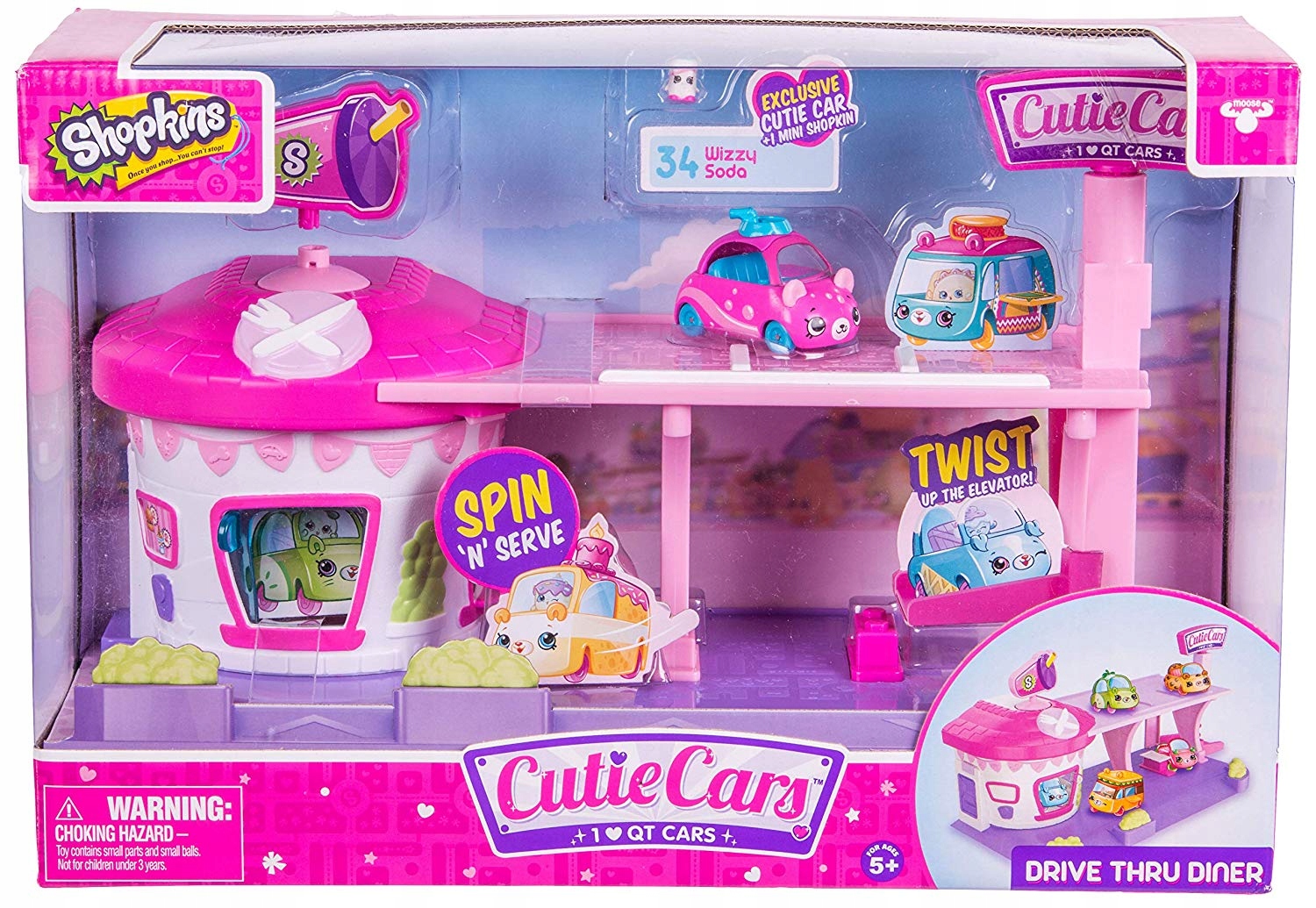 SHOPKINS CUTIE CARS AUTKA SAMOCHODZIK RESTAURACJA Marka Shopkins