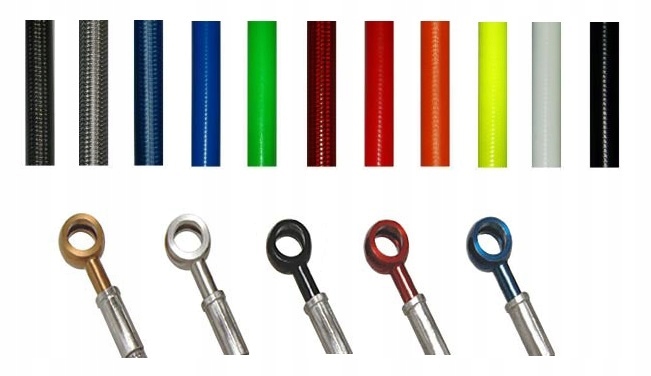 Провода в стальной оплетке гелия YAMAHA R6 YZF-R6