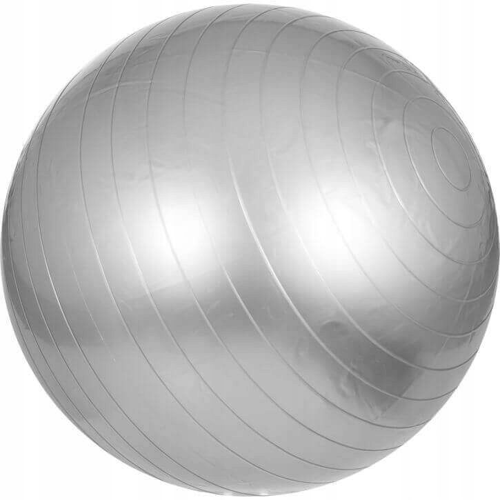 

Piłka fitness gimnastyczna 55 cm do ćwiczeń szara