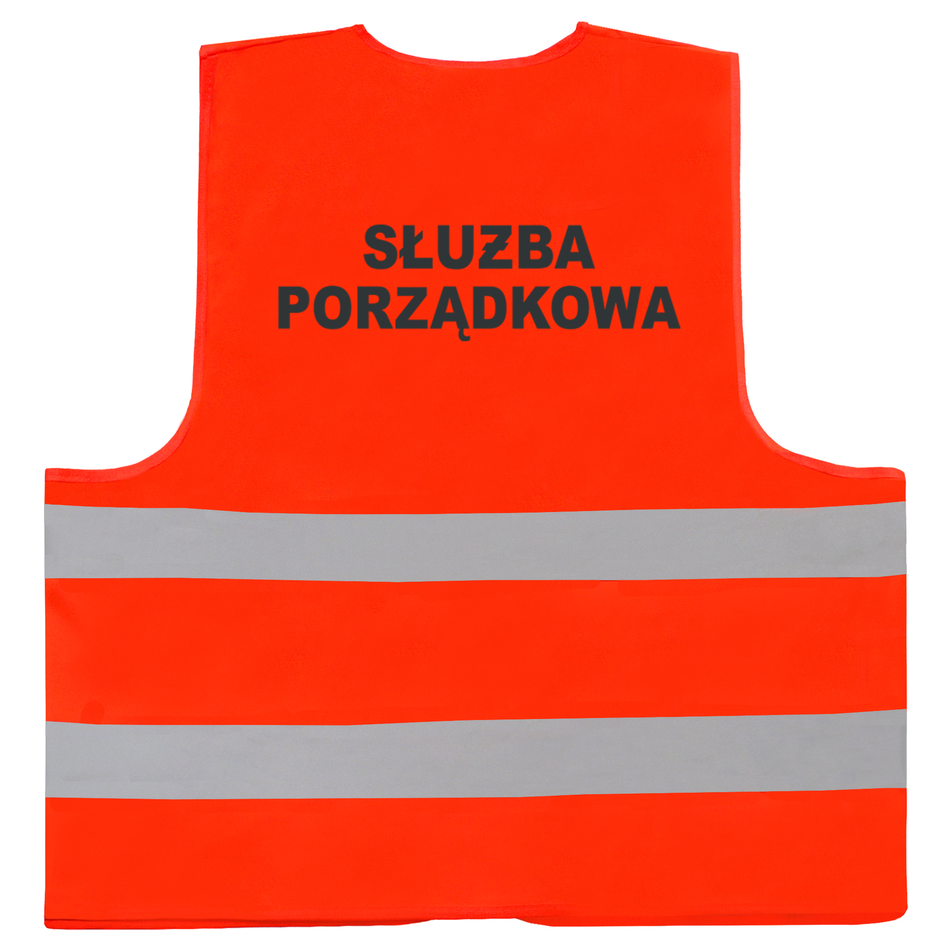 

Widoczna Kamizelka Ochrony Napis Służba Porządkowa