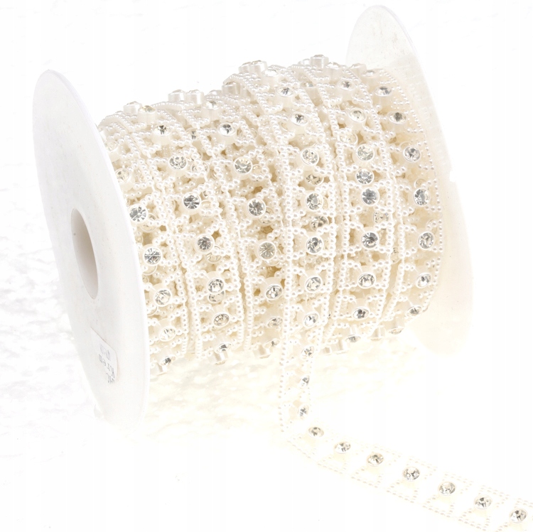 

SN640 Taśma Dekoracyjna Ślub Girlanda 13mm 1m