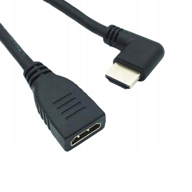 

Kabel Adapter Kątowy Hdmi do Hdmi Prawy 10cm