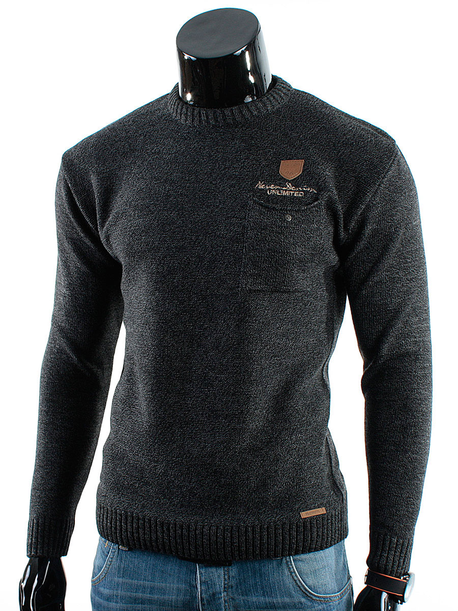 

Produkt_pl__sweter Półgolf N79 Grafitowy___M