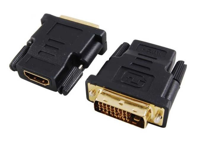 

Adapter przejściówka Hdmi 19 Pin DVI 24 1 F/m