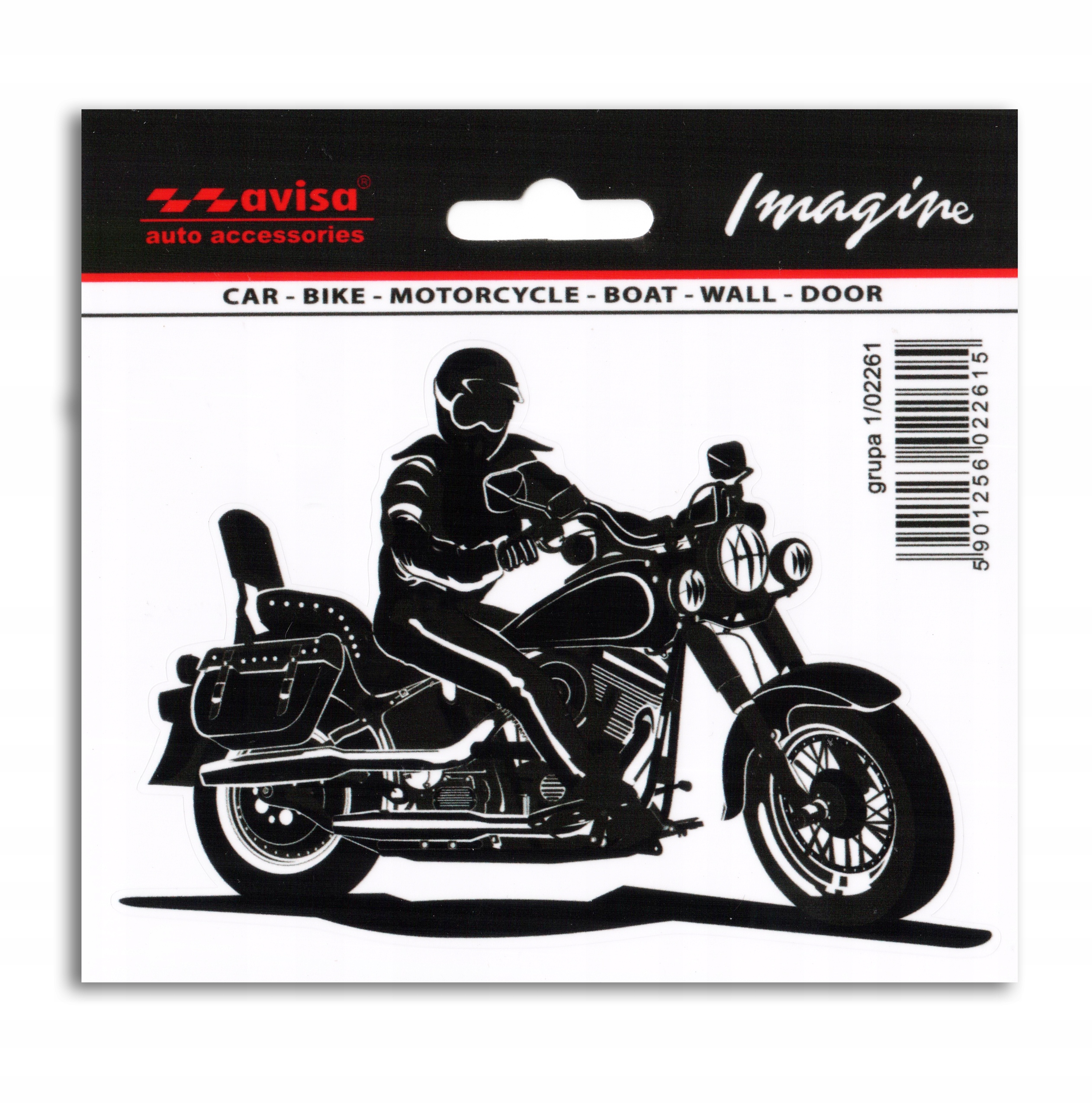 

Motocyklista Harley Naklejka Hobby Na Samochód