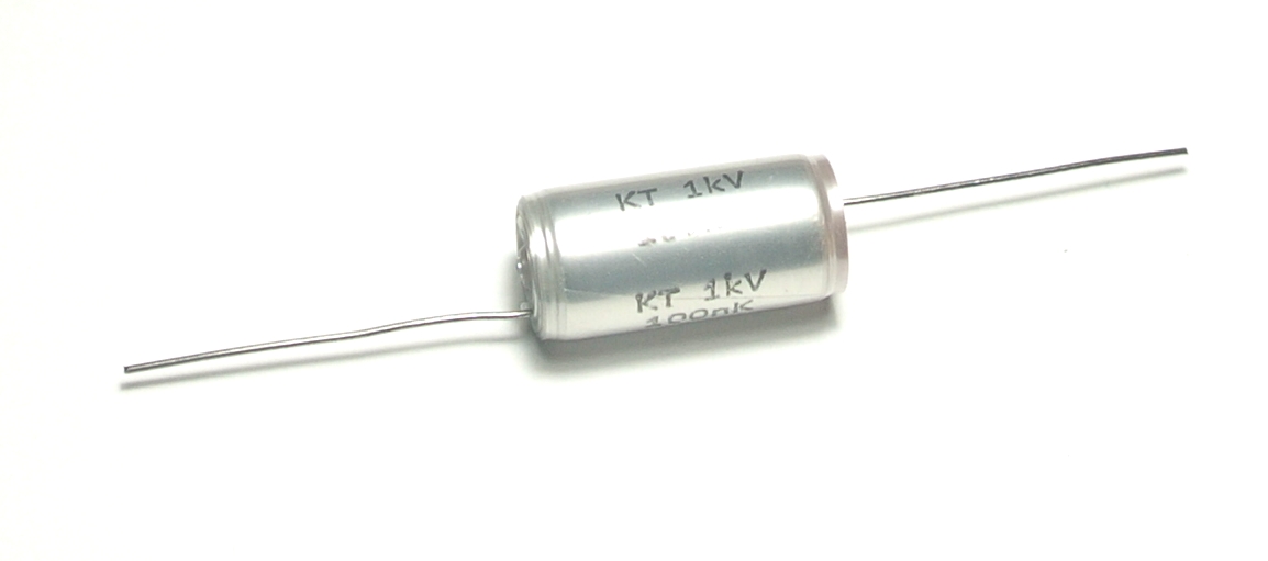 

100nF 1000V 1kV Kondensator Poliestrowy osiowy x1