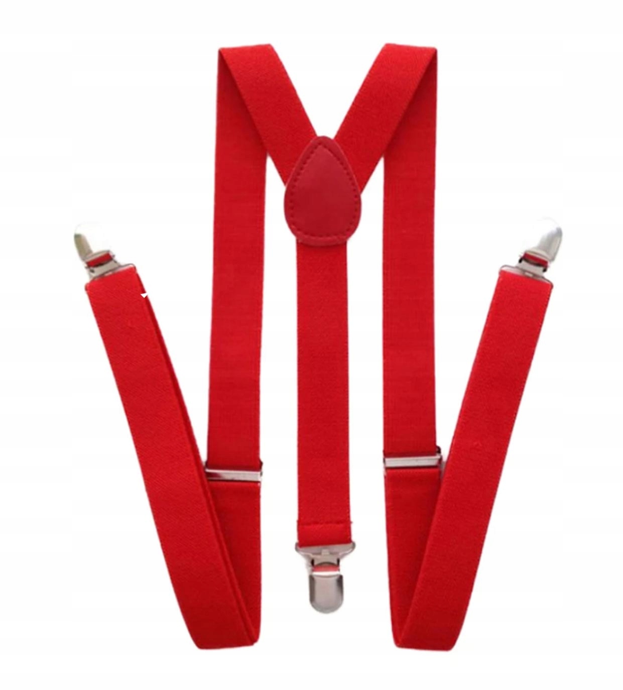 ZESTAW szelki 2,5 cm + mucha TATA SYN regulowane szerokie - CZERWONY Marka Luvu