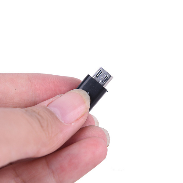 CZARNY WTYK WTYCZKA MĘSKA MICRO USB MICROUSB 5PIN Przeznaczenie na przewód